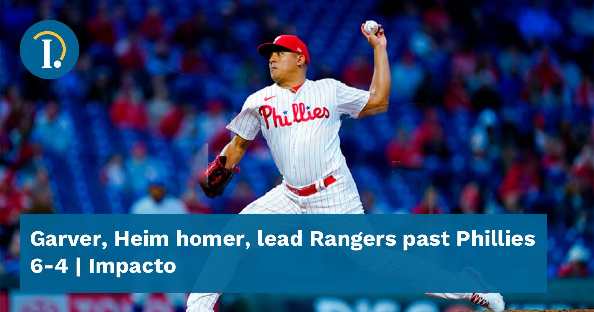 Garver, Heim homer, lead Rangers past Phillies 6-4 – Delco Times