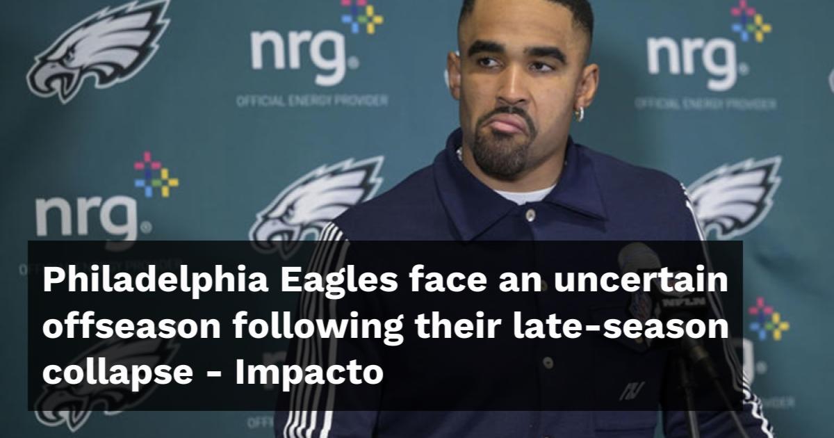 Philadelphia Eagles face an uncertain offseason following their late-season  collapse - WHYY