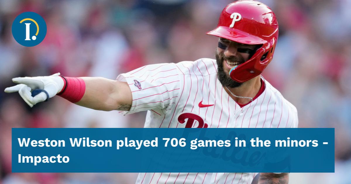 Weston Wilson played 706 games in the minors. The 28-year-old