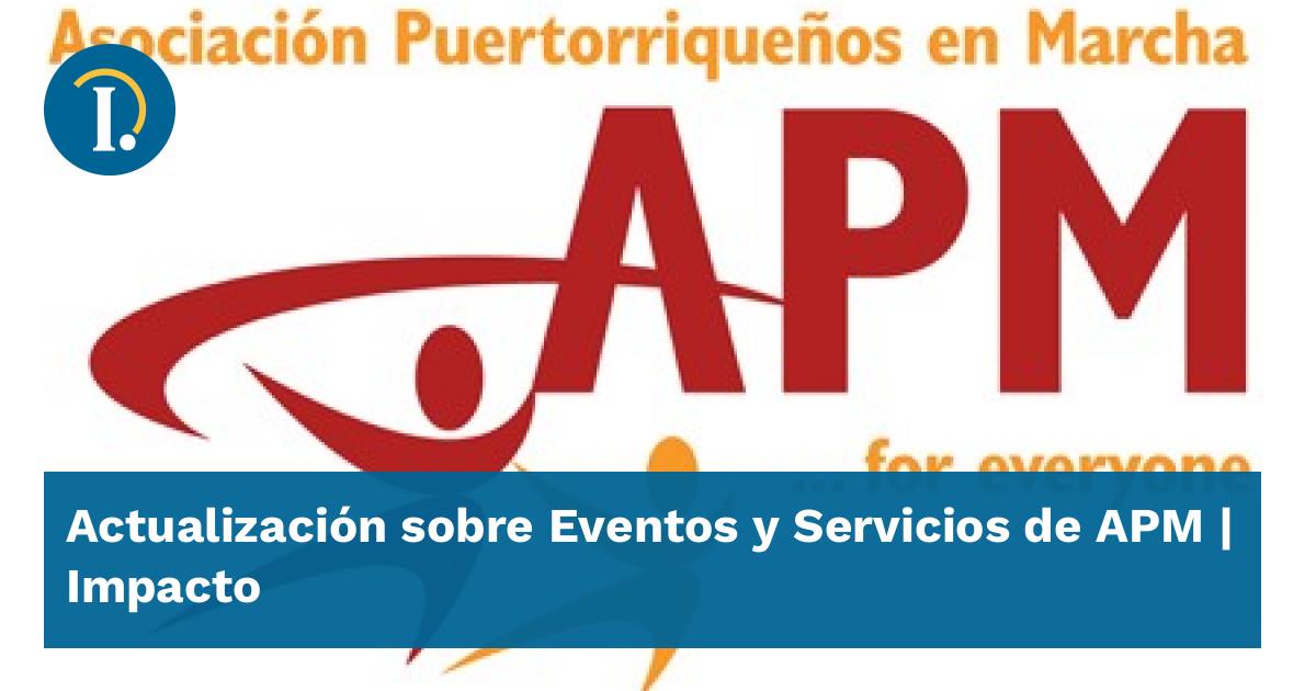 Actualizaci n sobre Eventos y Servicios de APM Impacto