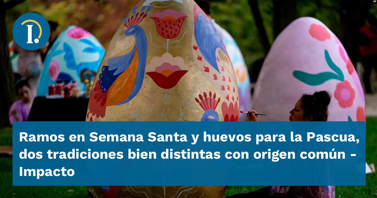 Huevos de Pascua: cuál es su significado y en qué día de Semana Santa 2023  se entregan, Huevitos de pascua historia, Huevos de Pascua día de entrega